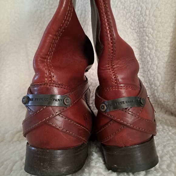 Frye Leather riding boots 7.5 great condition Coniac color - Picture 6 of 6